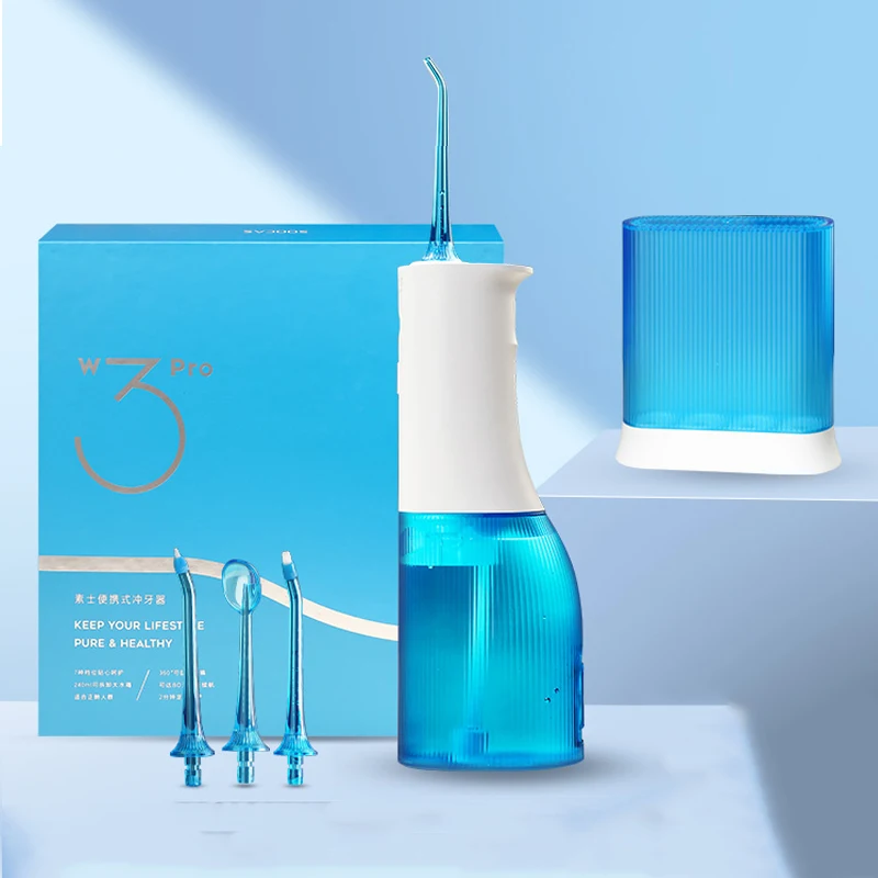 

Soocas W3 Pro Portable Oral Irrigator Rechargeable Waterproof Toothpick Oral Cleaning Tooth Whitening 360 Rotary Nozzl