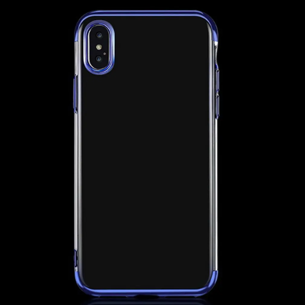 Ультратонкий Ударопрочный Мягкий ТПУ чехол Прозрачный Мобильный защитный на