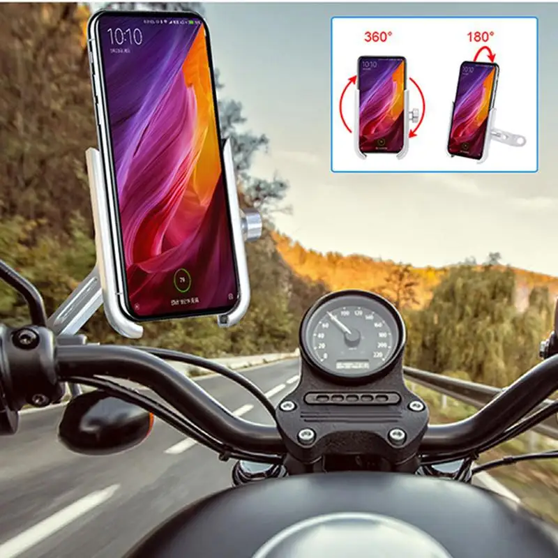 Кронштейн для мобильного телефона зеркало заднего вида из алюминиевого сплава с