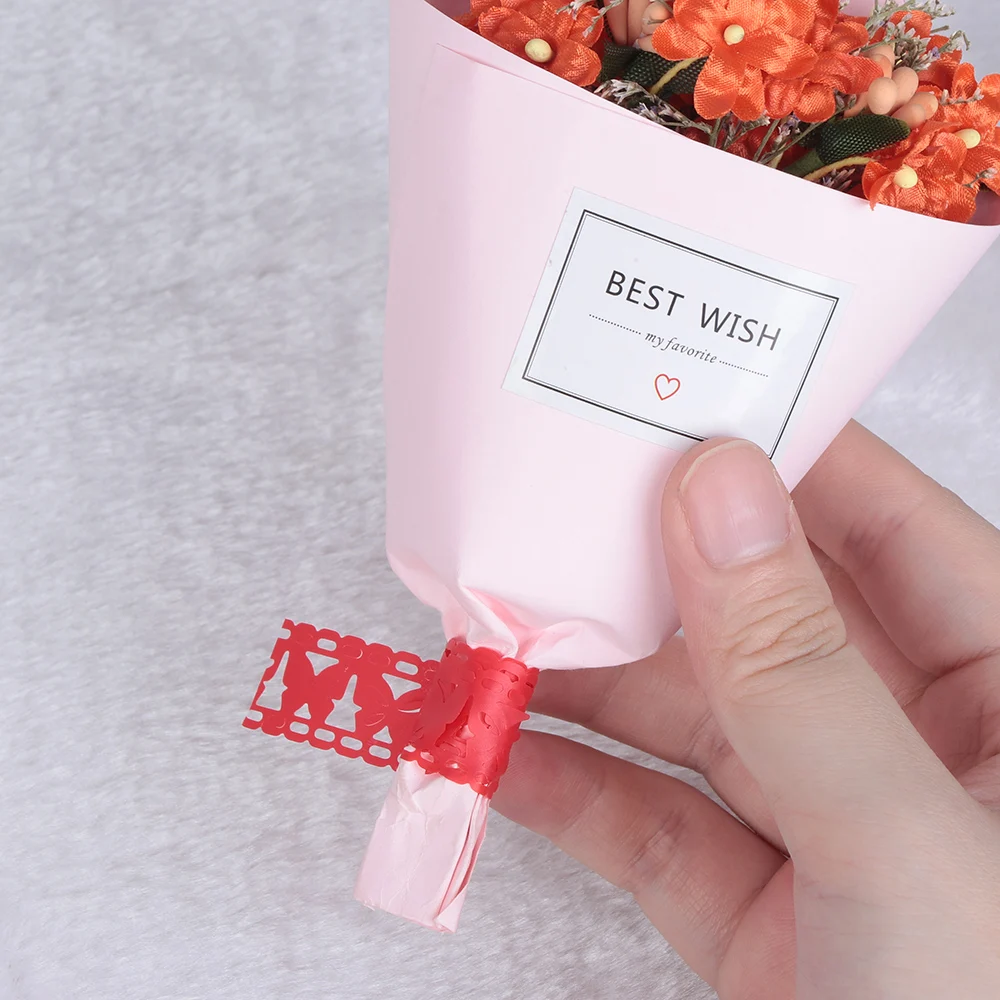 1 шт. Маскировочная лента с цветами клейкая бумага для альбома декоративная рулон