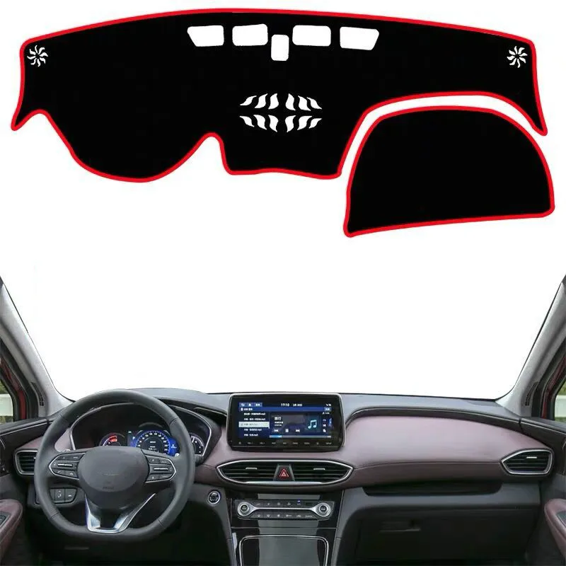

For Hyundai Santa Fe IX45 4th Gen 2019 Car Dashboard Cover Mat Pad Sun Shade Instrument Protect Carpet Accessories