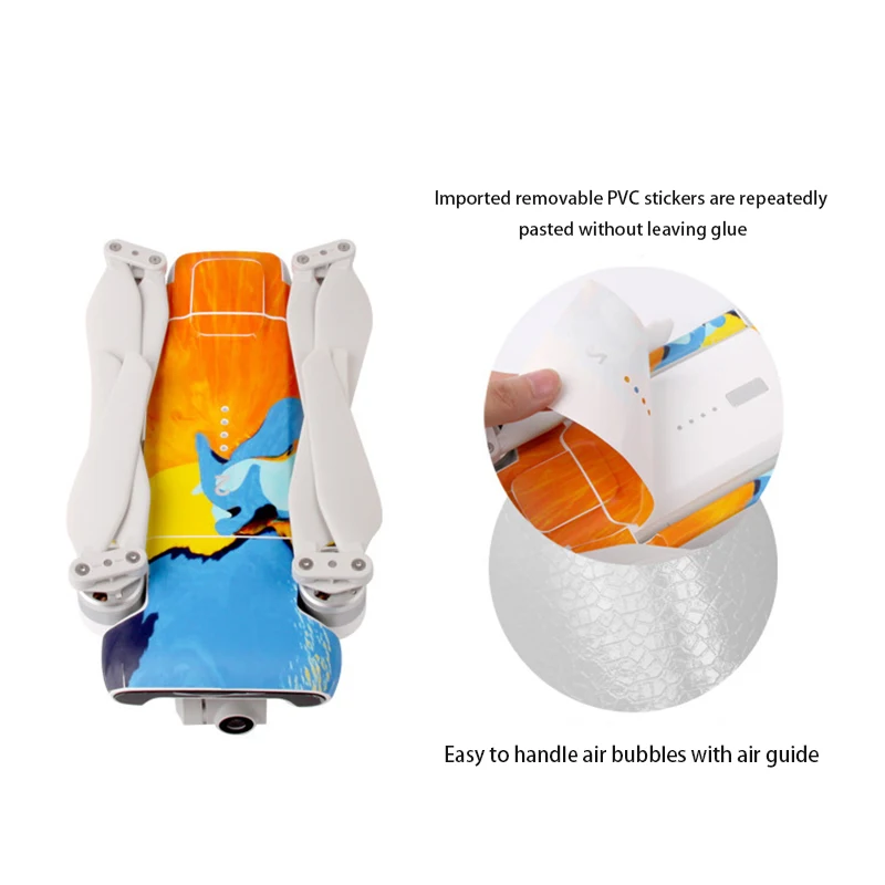 Водонепроницаемая наклейка для дрона из ПВХ Защитная пленка защиты от царапин