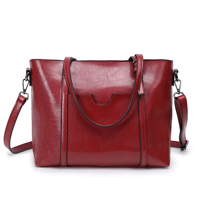 

Bag Women's 2020 New Style WOMEN'S Fashion Handbag Cowhide Handbag WOMEN'S Bag Shoulder Bag Bag