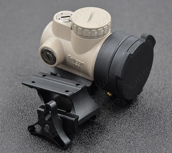 Тактический прицел для винтовки Trijicon MRO Style 1x с красной точкой и основанием