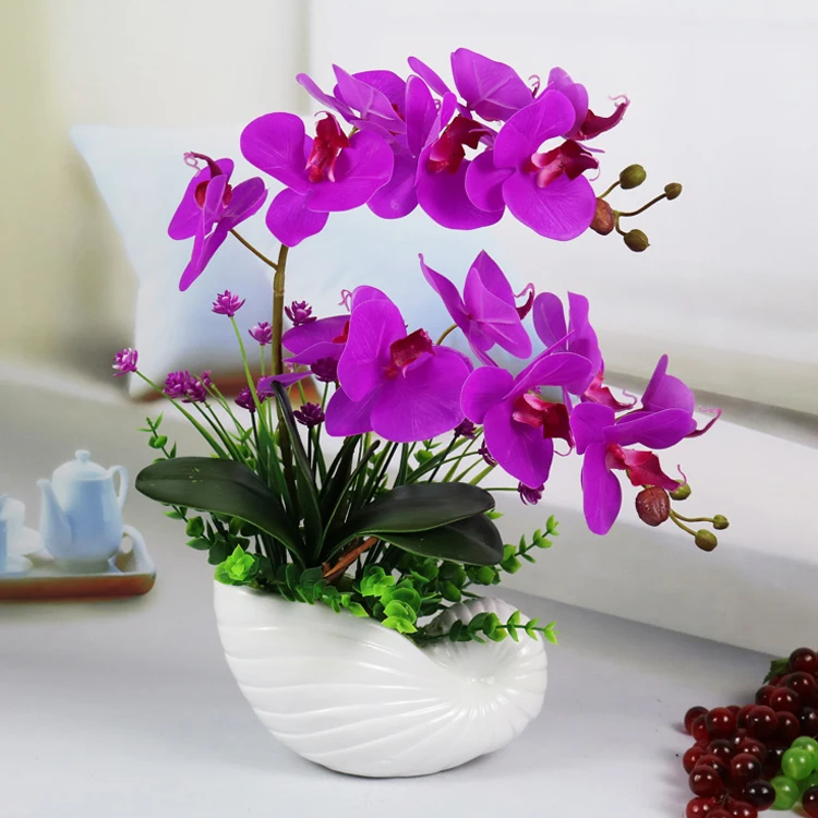 

Скандинавская керамическая ваза, искусственный цветок, искусственная модель, офисное настольное украшение, украшение для дома, комнаты, ак...