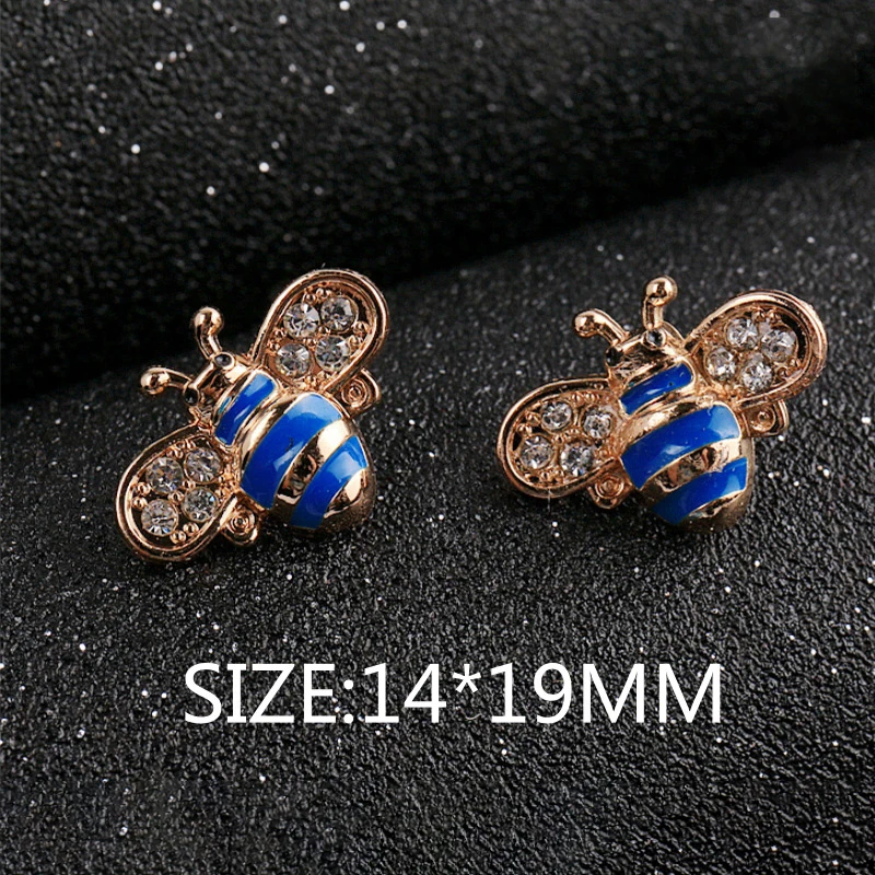Изящная брошь в виде насекомого пчелы с отворотом эмаль стразы дизайнерская