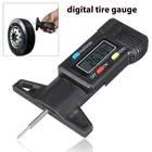 Цифровой датчик глубины автомобильных шин 0-25 мм, цветной индикатор, инструмент для диагностики автомобильных колес, измерительный прибор, ручные аксессуары для шин