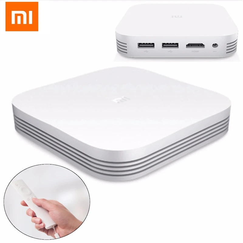 Xiaomi Mi коробка 3 Улучшенный шестиядерный 64 бит 2G LPDDR3 8G eMMC5.0 VR GX6250 2,4G/5,0G Wifi Android 5,1 4K HD USB для домашнего использования