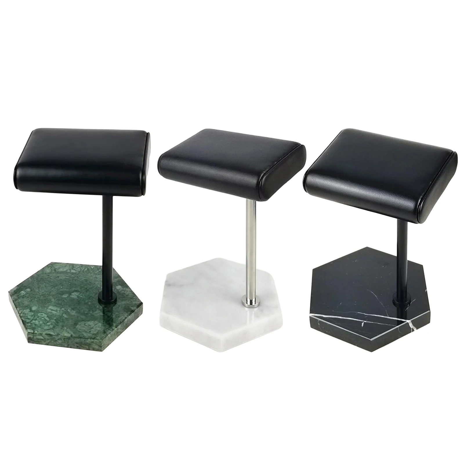 

Часы Дисплей стенд держатель, прочный и устойчивый Мрамор база, из искусственной кожи часы держатель подушки, благородный эксклюзивный и пр...