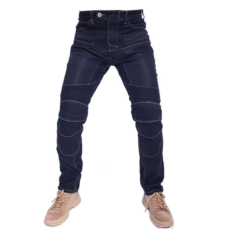 pants only PK719 брюки мотоциклетные брюки мужские мото джинсы Защитное снаряжение для езды на мотоцикле брюки для мотокросса с сеткой - Цвет: pants only