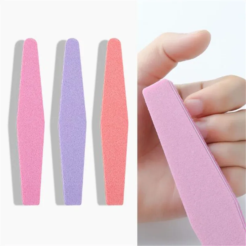 Mix Цвет шлифовальная Шлифовальная Пилка Для ногтей Полировщики для блок 100/180
