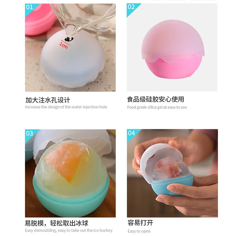 Форма для изготовления шаров льда круглые формы виски легкий прочный