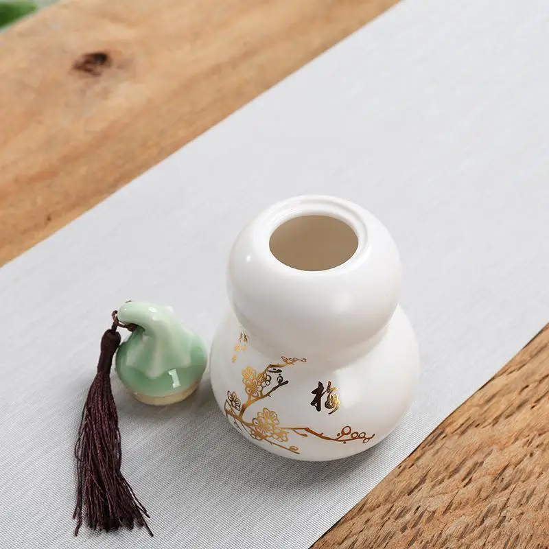 Миниатюрная чайная коробка в форме тыквы контейнер для пищевых продуктов сухая