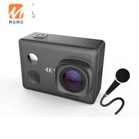real 4k 30fps action camera with microphone