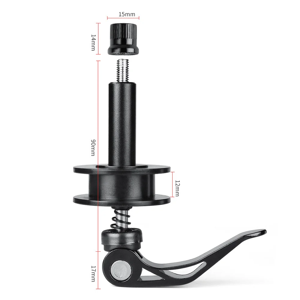 

Bicycle Chain Holder Tool MTB Mountain Road Bike Thru Through Axle Dummy Hub Durable With Quick Release Barrel Shaft Frame