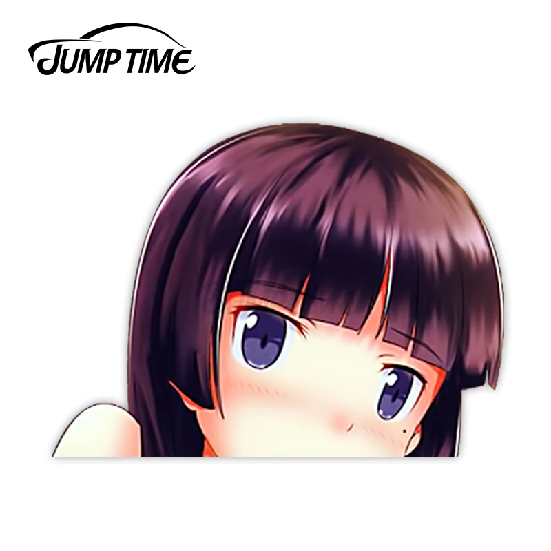Автомобильные наклейки Gokou Ruri время скачка 13x8 8 см милые аниме автомобильные