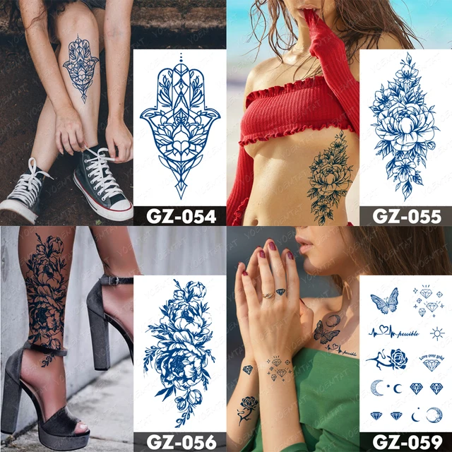 Sehao Tattoo Artist Gifts Hot Temporary Tattoos Women Men Waterproof Body  Art Fake Sticker Transfer ABS 