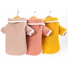 Футболка для маленьких собак, осенне-зимняя одежда для собак, рубашка, пальто для кошек и щенков, для йоркширского померанского мальтского пальто, для пуделей