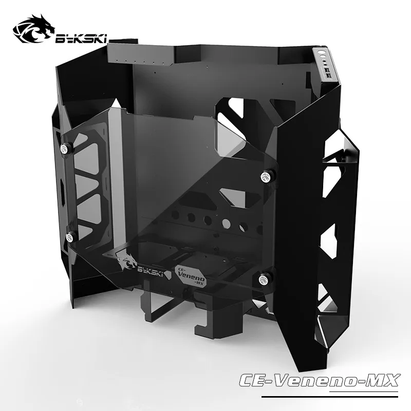 Bykski MOD DIY чехол ATX для игрового компьютера материал корпуса алюминий и закаленное