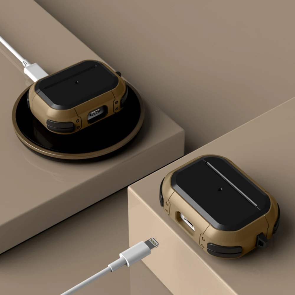 Мягкий чехол для Apple Airpods pro противоударный из ТПУ ПК беспроводных наушников airpods 2