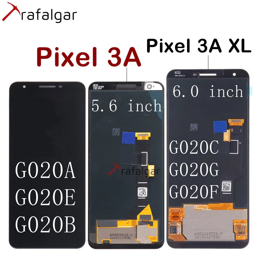 ЖК дисплей Trafalgar Google Pixel 3A XL сенсорный экран с дигитайзером G020A G020E G020B G020C G020G G020F