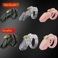 chaste bird smallstandard male chastity device cock cage with 5 size rings brass lock locking number tags sex toys cb6000 a153