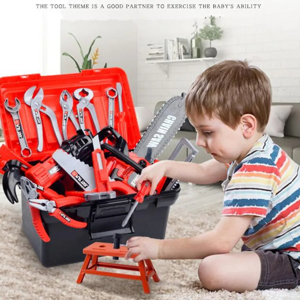 

Children Simulation Repair Tool Set Plastic Pretend Play Toys Early Learning Education toys Creative Toy For Boys Birthday Gift