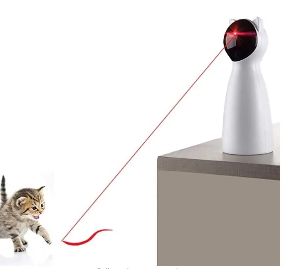 Игрушка для кошек с лазером автоматическая интерактивная игрушка котят/собак