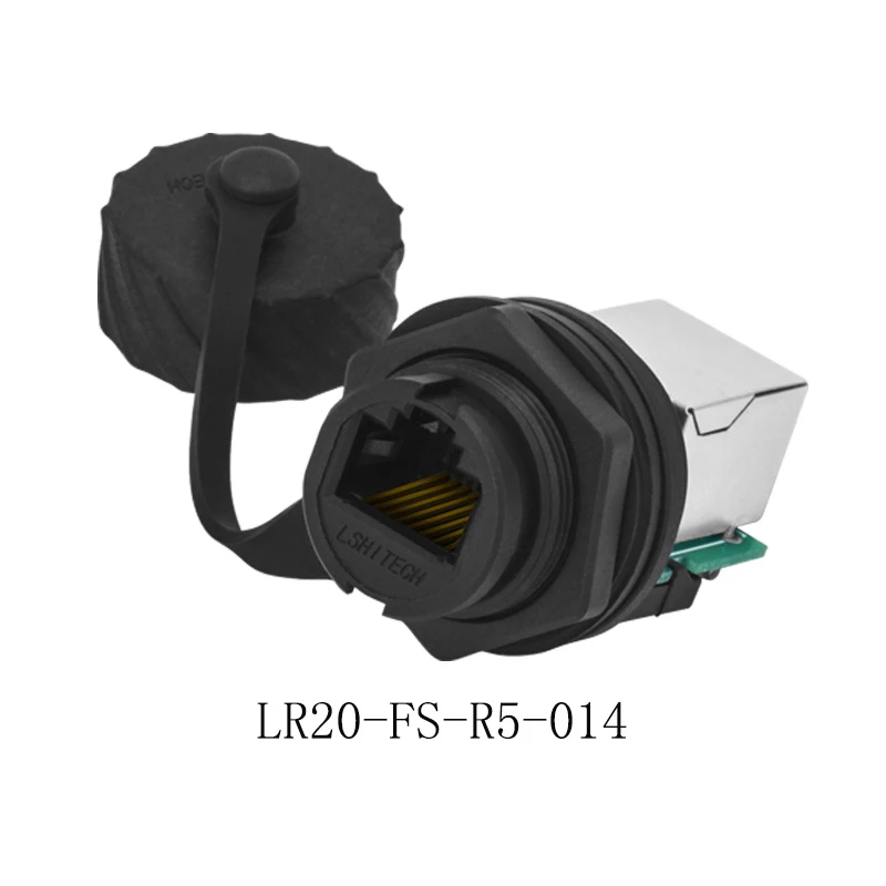 Lshitech водонепроницаемый промышленный Cat5 8P8C авиационный штекер гнездовой разъем