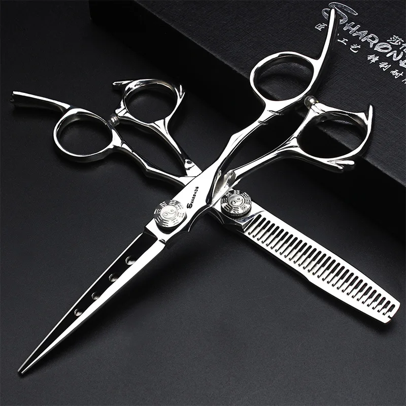 

6 inch Thinning Cut Style Tool Stainless Steel Hair Scissors Salon Hairdressing Scissors ножницы парикмахерские