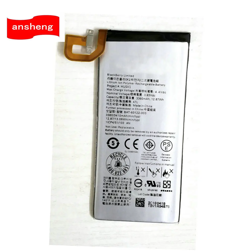 High Quality 3360mAh BAT-60122-003 Battery For BlackBerry Priv Smart Phone |
