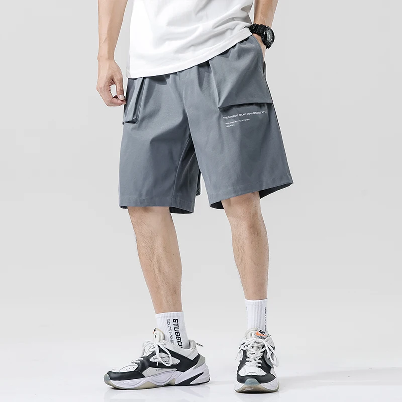 

Mens SHORTS Cargo Summer New Style Thin Casual Bigger Pocket Classic Cotton Brand Multi-pockets Loose Male Short Trouers M-5XL