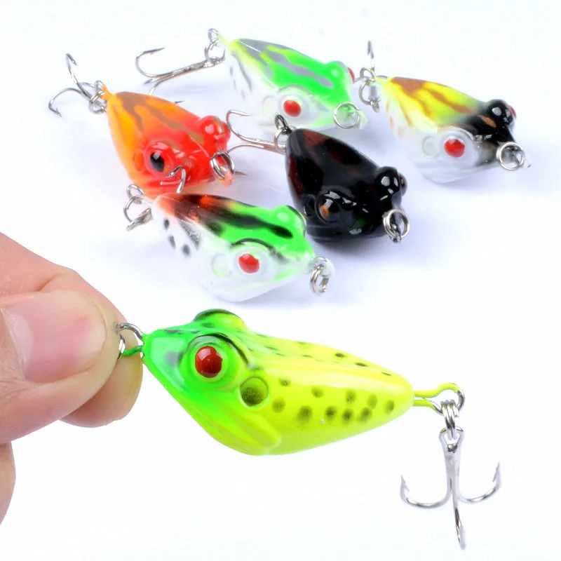 

1PCS Minnow Wobblers Bionic Fish Lure 4cm/6g Mini Artificial Plastic Hard Bait Bass Topwater Pesca Crankbait Fishing Tackle