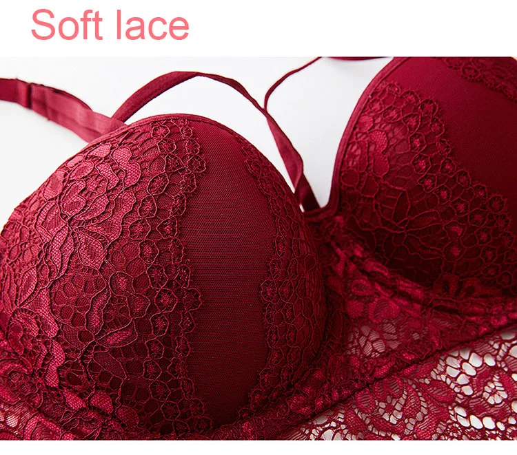 Женские сексуальные комплекты с бюстгальтером чашкой 3/4 кружевные бюстгальтеры