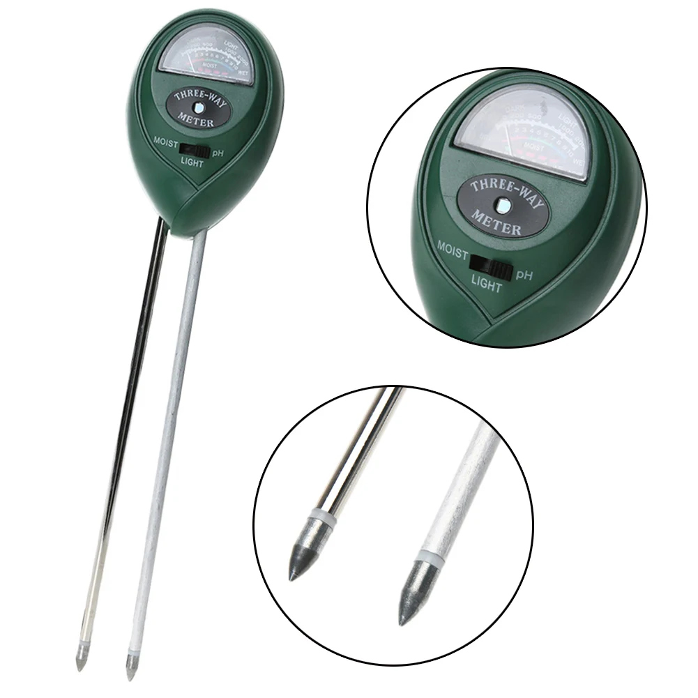 3 в 1 ph метр для почвы тестер измеритель влажности растений цветов овощей