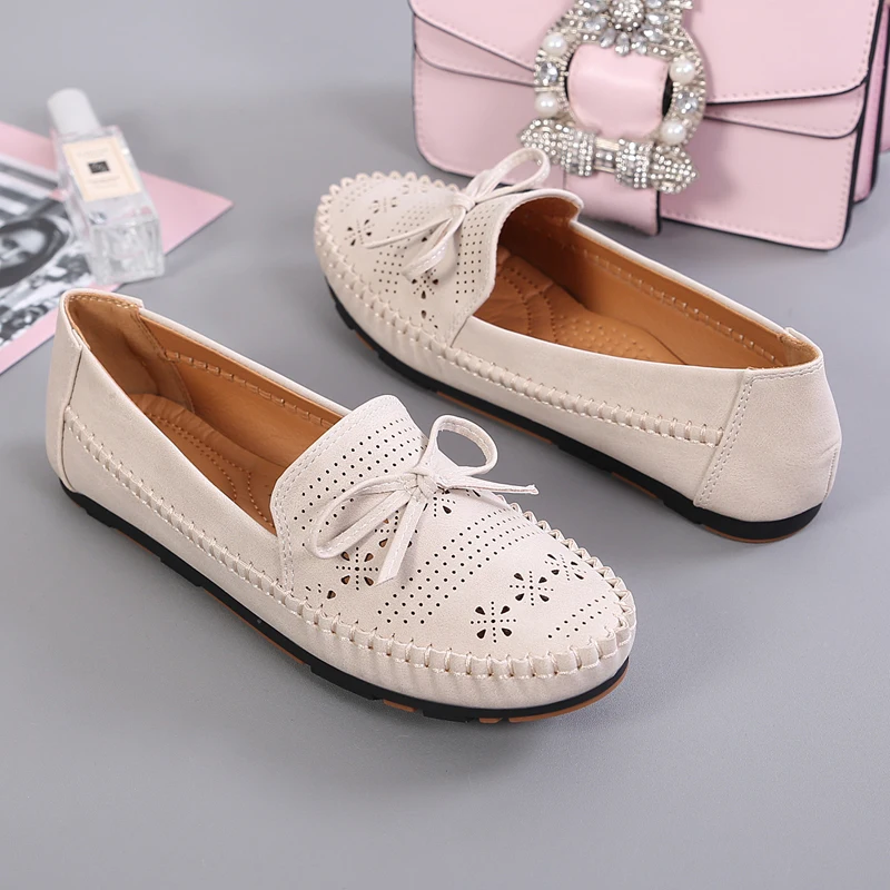 Женские зимние лоферы Женская обувь из искусственной кожи с кристаллами и бантом