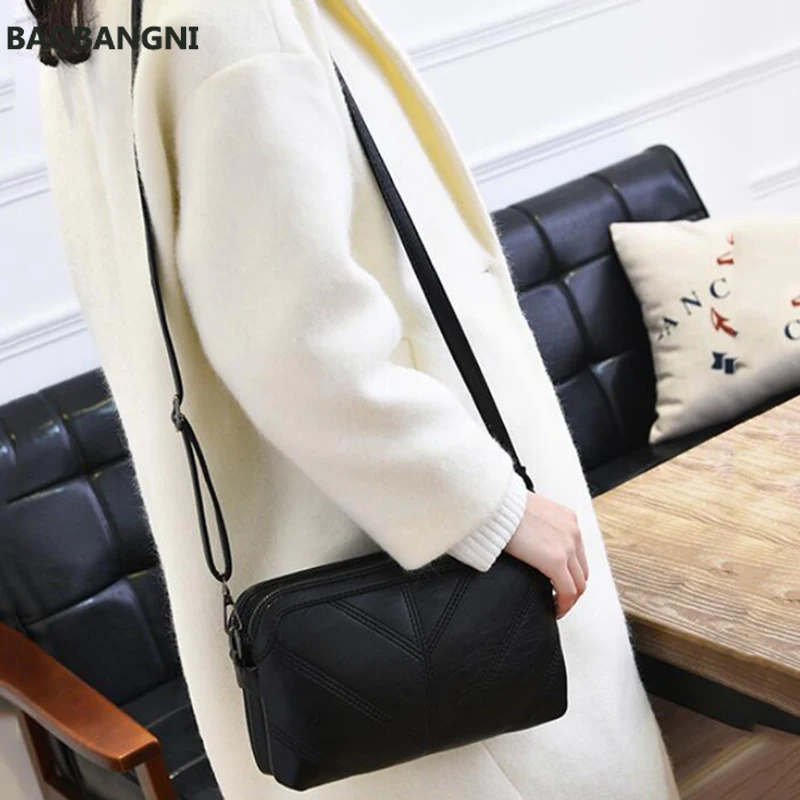 

High Quality Women Handbag Luxury Messenger Bag Soft pu Leather Shoulder Bag Fashion Ladies Crossbody Bags Female