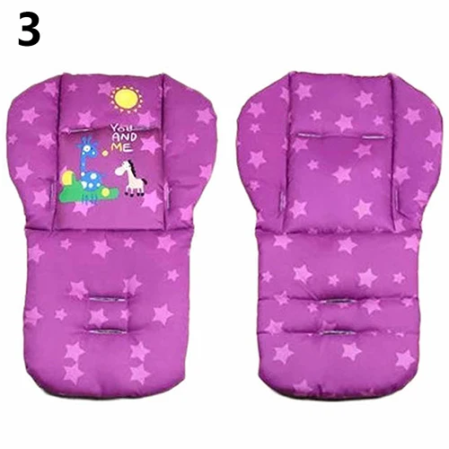 

Newborn Baby Stroller Cushion Child Cart Seat Cushion Pushchair Mat 0-36 Month Baby Pad Foldable Cartoon Pram Cushions