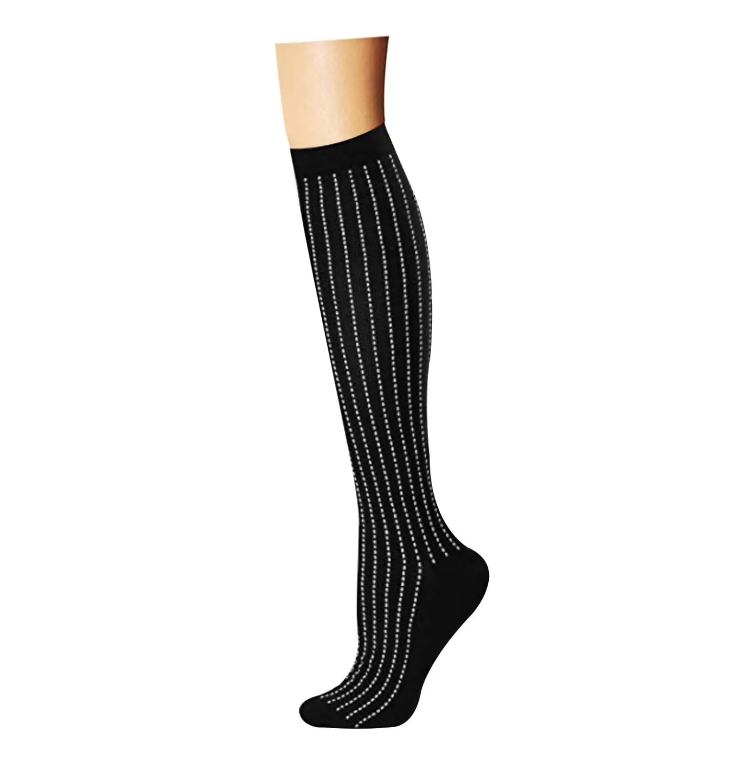 Funny Socks Women Men Sports Compression Stocking Christmas Leg Pressure Running Soccer Cycling Basketball Compress Socks - Color: as show