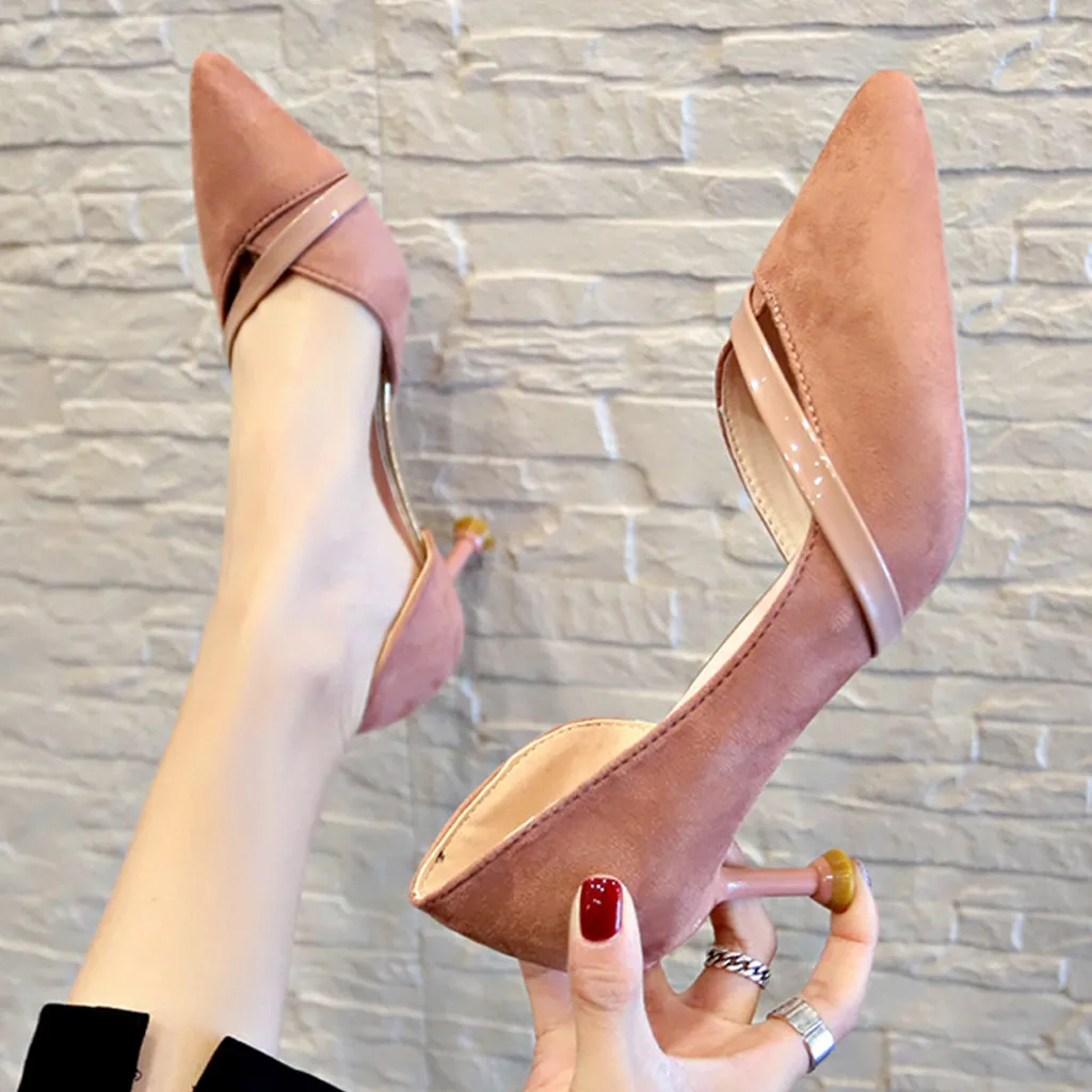 

Women Sandals Summer Pointed Female Shoes Woman Summer Fine Workplace Sandals Ladies Elegant High-heeled Sandals Women Sandalias