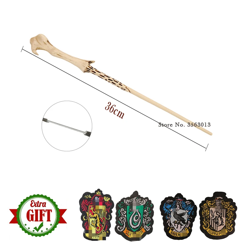 

58 Kinds Potter Magic Wands Malfoy Voldmort Hermione Bellatrix McGonagall Lucius Magical Wand Harried 4Pcs label as Gift no Box