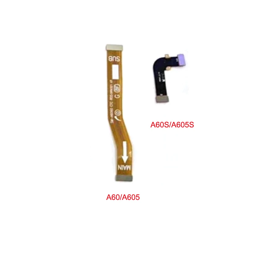10 шт. для samsung Galaxy A10 A20 A30 A40 A40S A50 A60 A60S A705F материнская плата разъем ЖК-дисплей USB гибкий кабель
