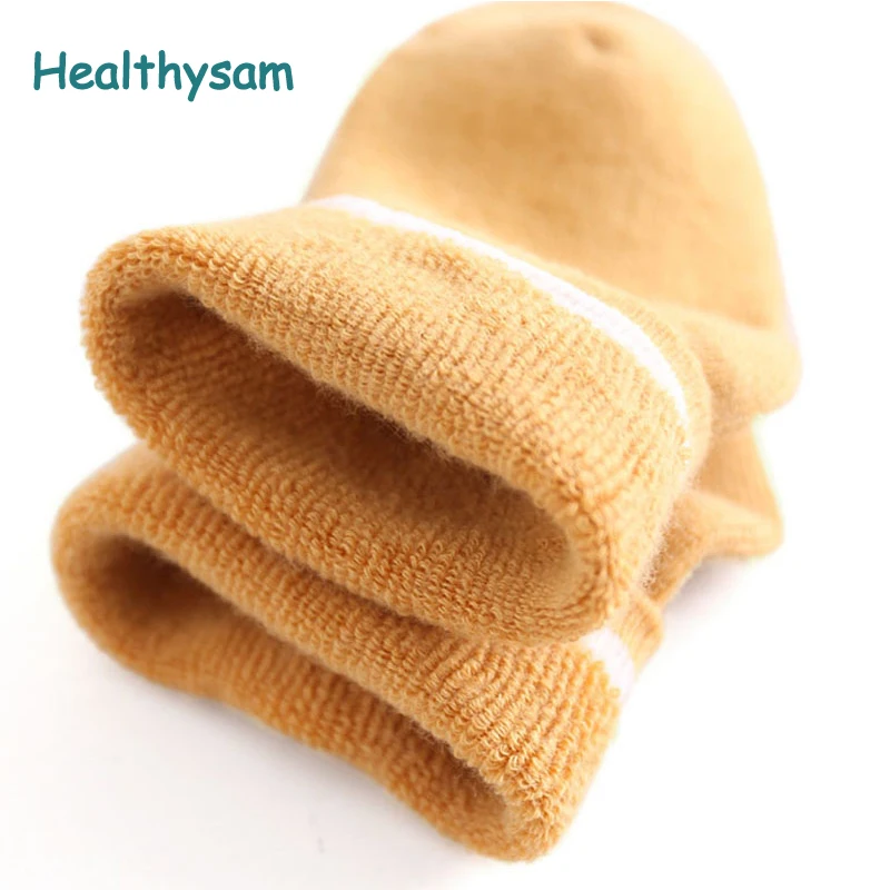Healthysam 3 пары/Лот детские носки утепленные удобные для девочек 1 год теплые