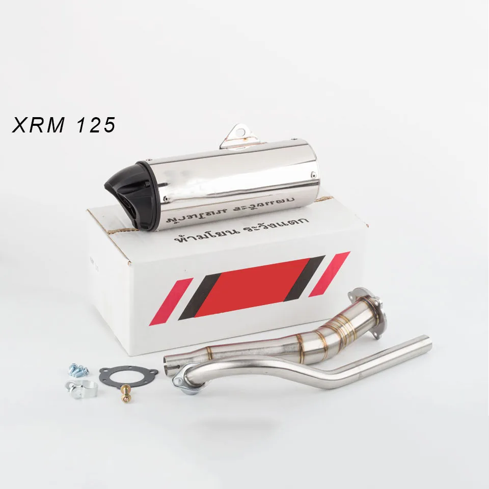 Выхлопная труба из нержавеющей стали для скутера XRM125 | Автомобили и мотоциклы