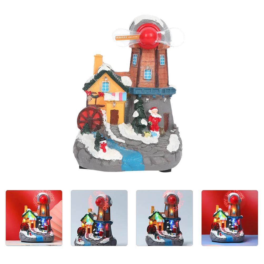 

1PC Exquisite Xmas LED House Ornament Christmas LED House Decoration