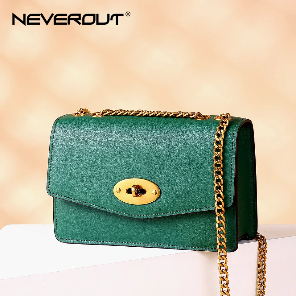 Женская сумка мессенджер NEVEROUT маленькая однотонная через плечо из сплит