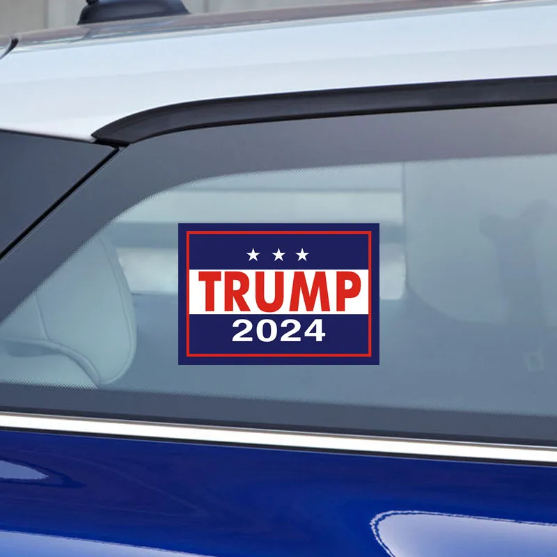

Car Bumper Window Sticker Auto Body Decal Exterior Decoration Car Styling US American President Donald Trump 2024