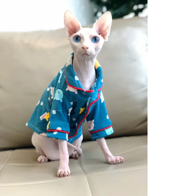 Одежда с котом 100% хлопок спортивный костюм одежда для детей пижамы кардиган