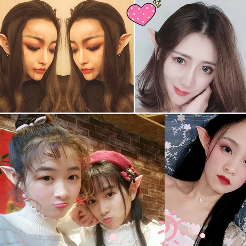 Новинка 2 шт. накладные мягкие заостренные уши эльфа сказочный костюм ангела