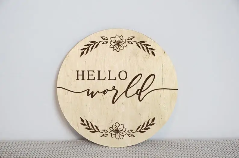 Объявление малыша Здравствуйте мир объявление новорожденного память реквизит